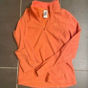 The North Face Orange Fleece Pullover